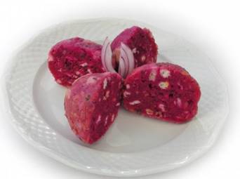 Rote-Bete Kndel mit Meerrettich-Sahne-Sauce - Rezept - Bild Nr. 2